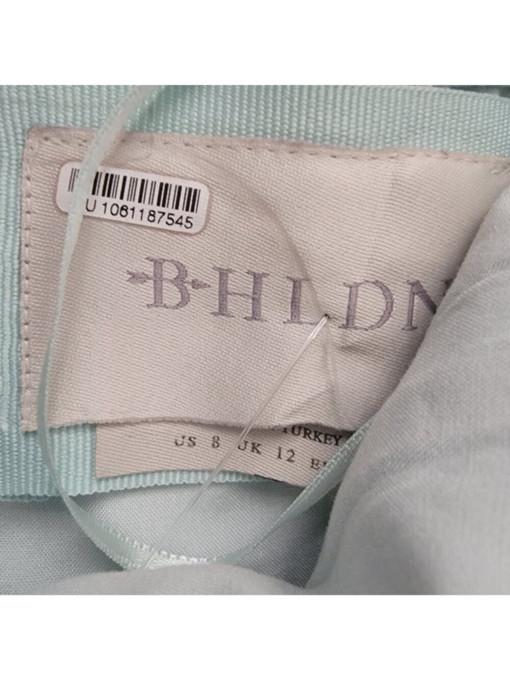 Anthropologie BHLDN Strapless Ruched Chiffon A Line Maxi Dress Garden Womens 8 - Picture 8 of 9